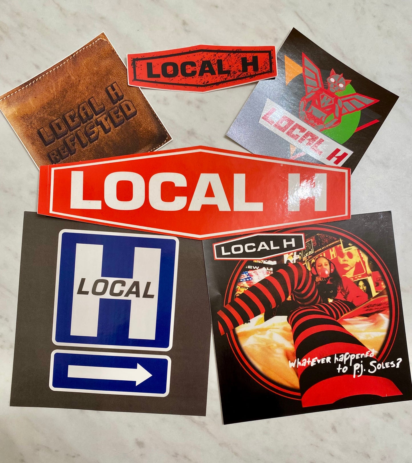 Local H - 2026 Sticker Bundle (5 various stickers)
