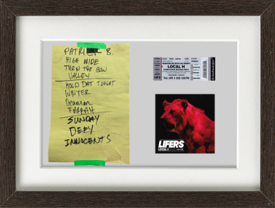 Local H - Poster - Bunker set list