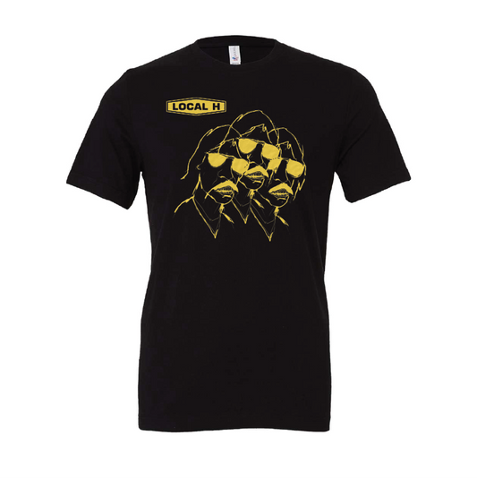 Local H - Hey, Killer Tee shirt Black with Gold Ink (Classic Series)