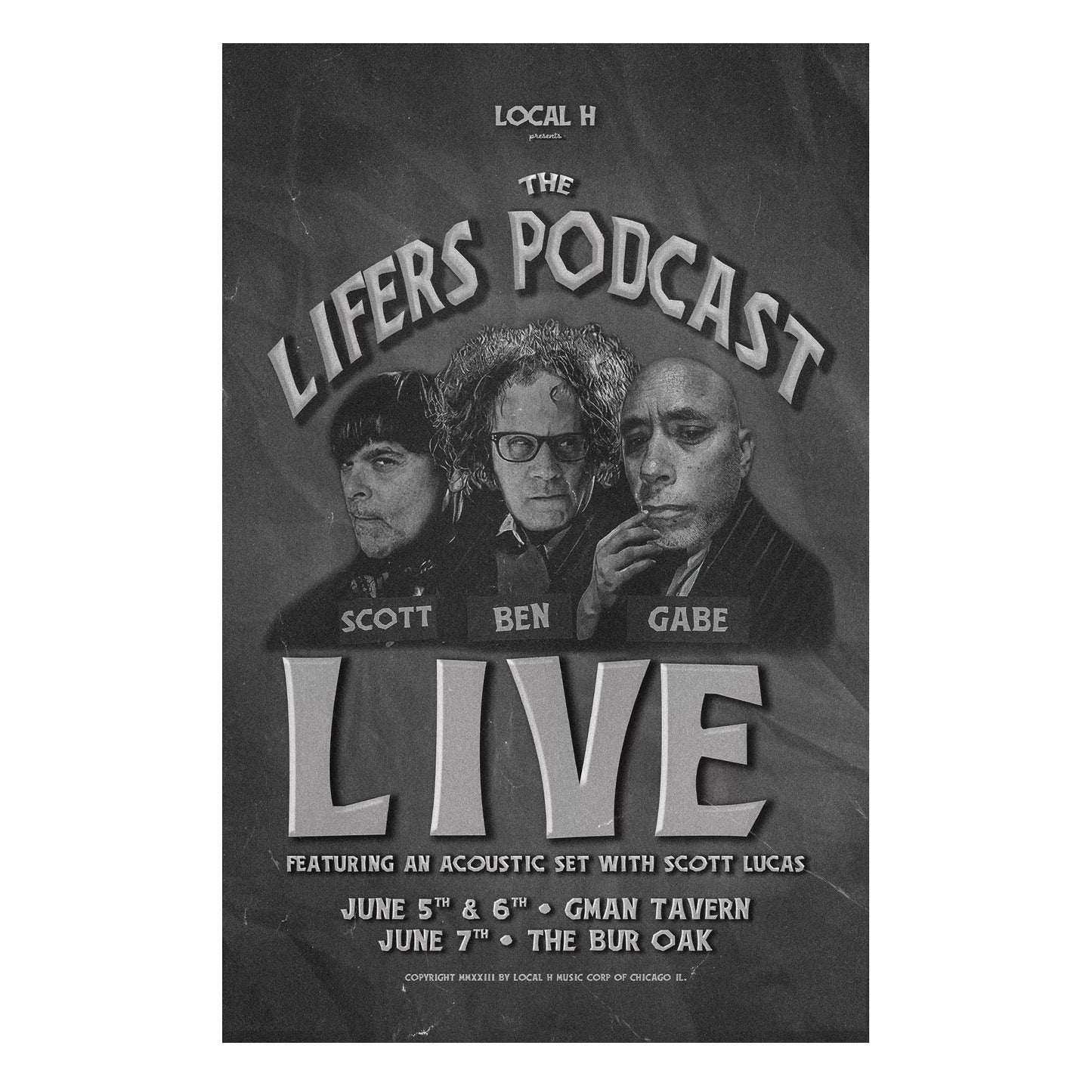 Local H - Poster - The Lifers Podcast Live