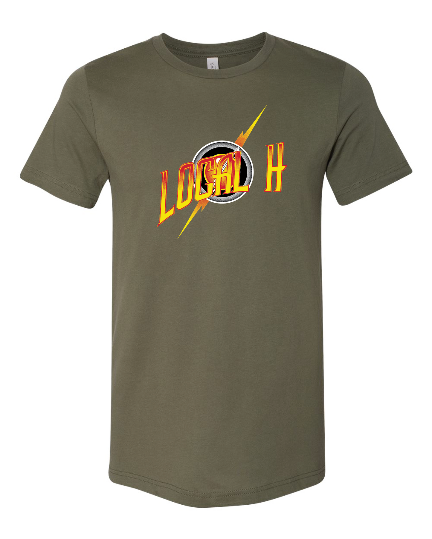 Local H - Flash "Military" tee shirt - Steel (Classic Series)