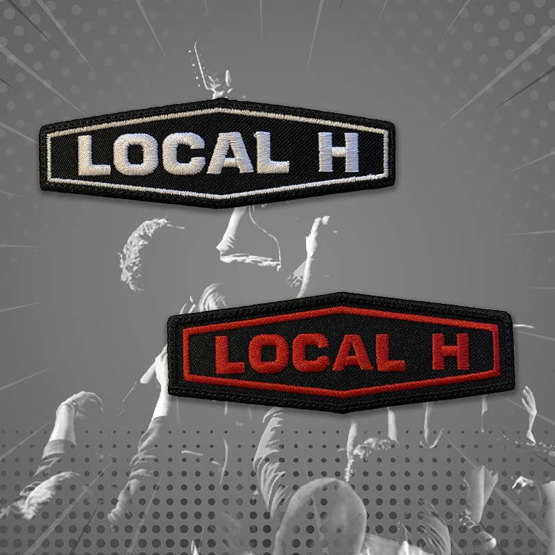 Local H - Red logo White logo Patch combo – G&P Records