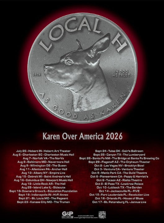 Local H - Karen Across America Tour 2026 Poster