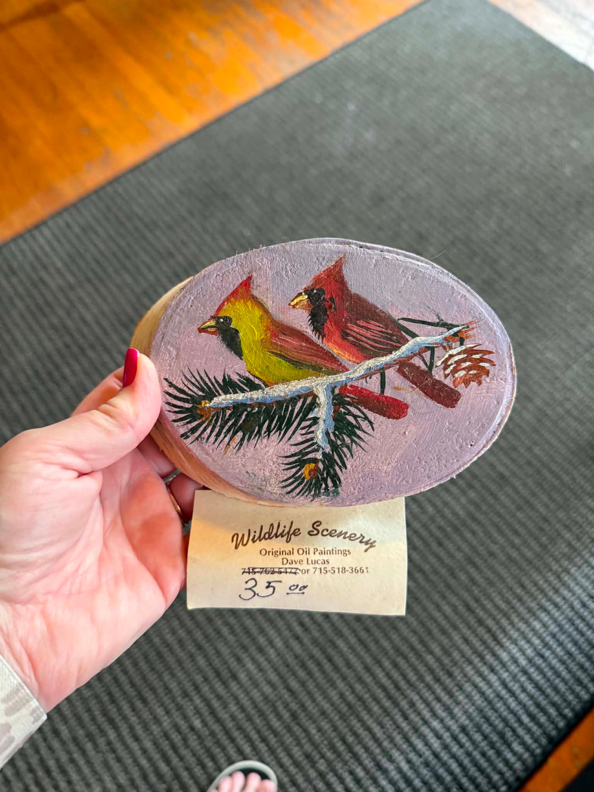 David Lucas Hand Painted Ornaments