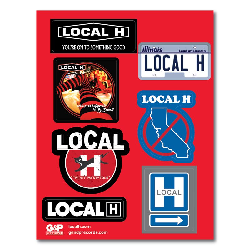 Local H - Sticker Sheet 2026