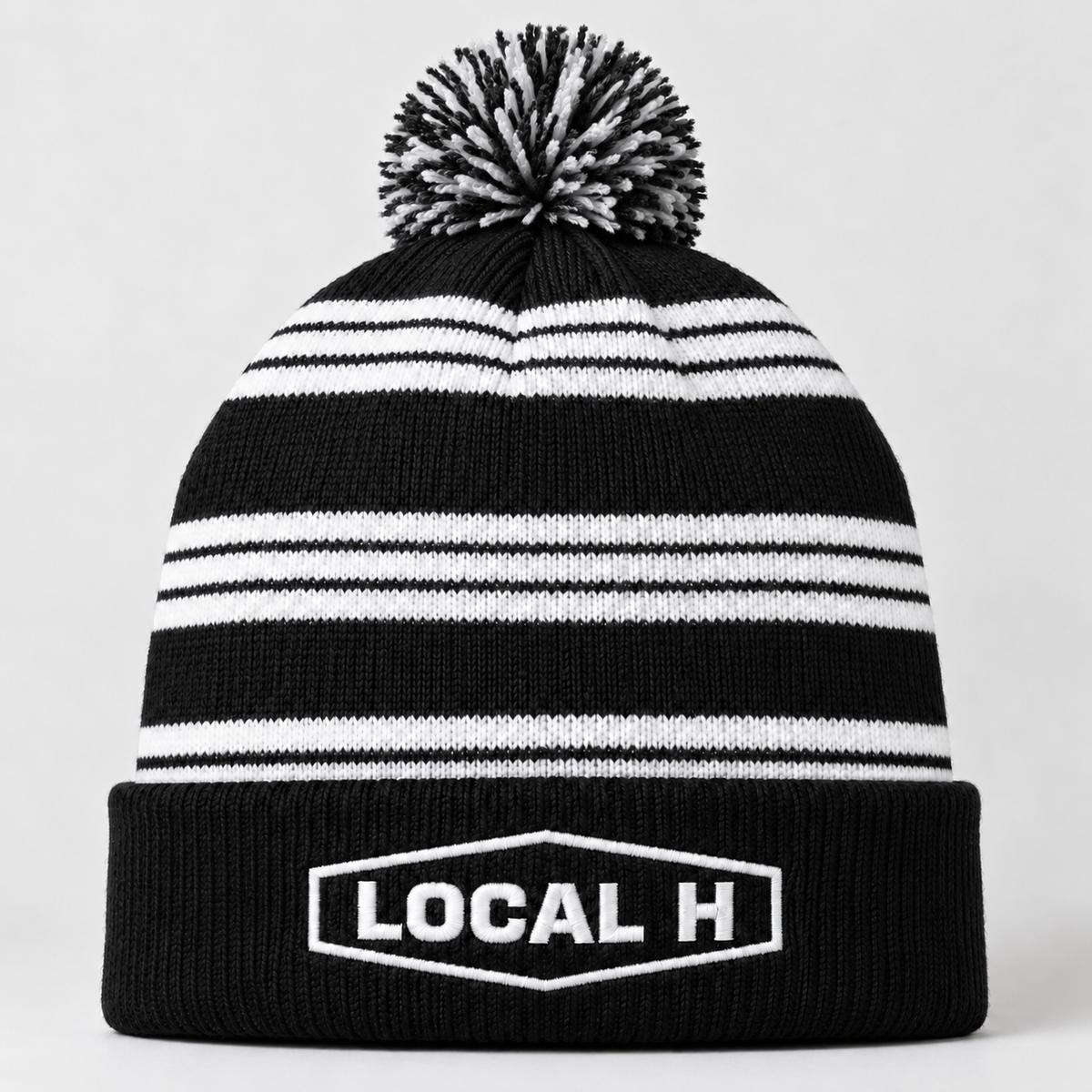Local H - 2026  Black and White Beanie