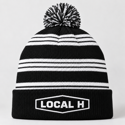 Local H - 2026  Black and White Beanie