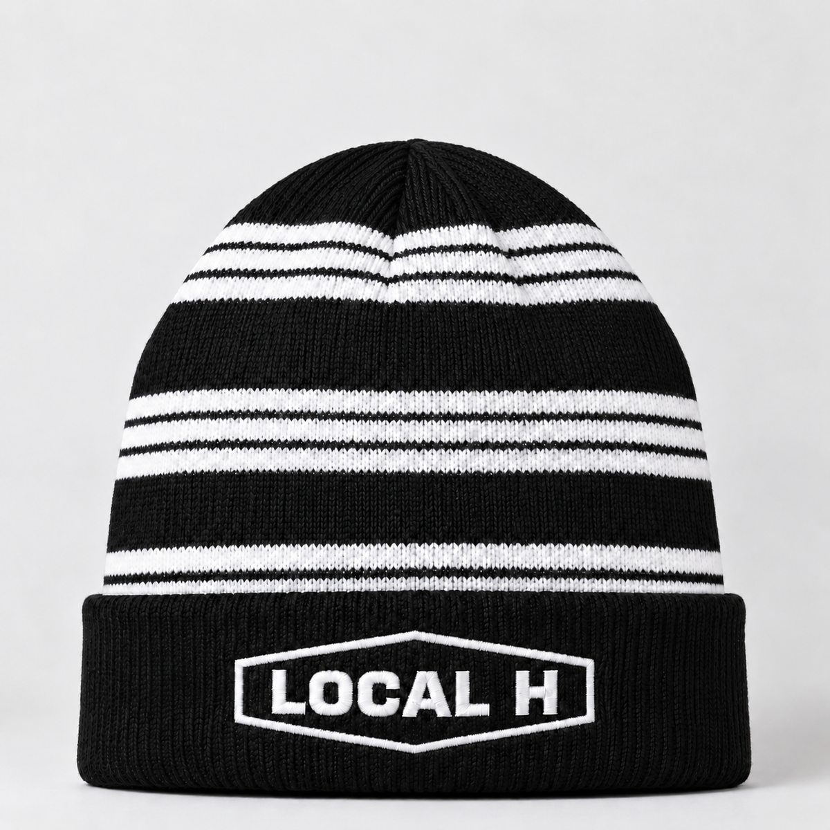 Local H - 2026  Black and White Beanie