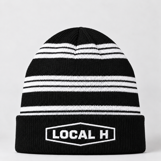 Local H - 2026  Black and White Beanie