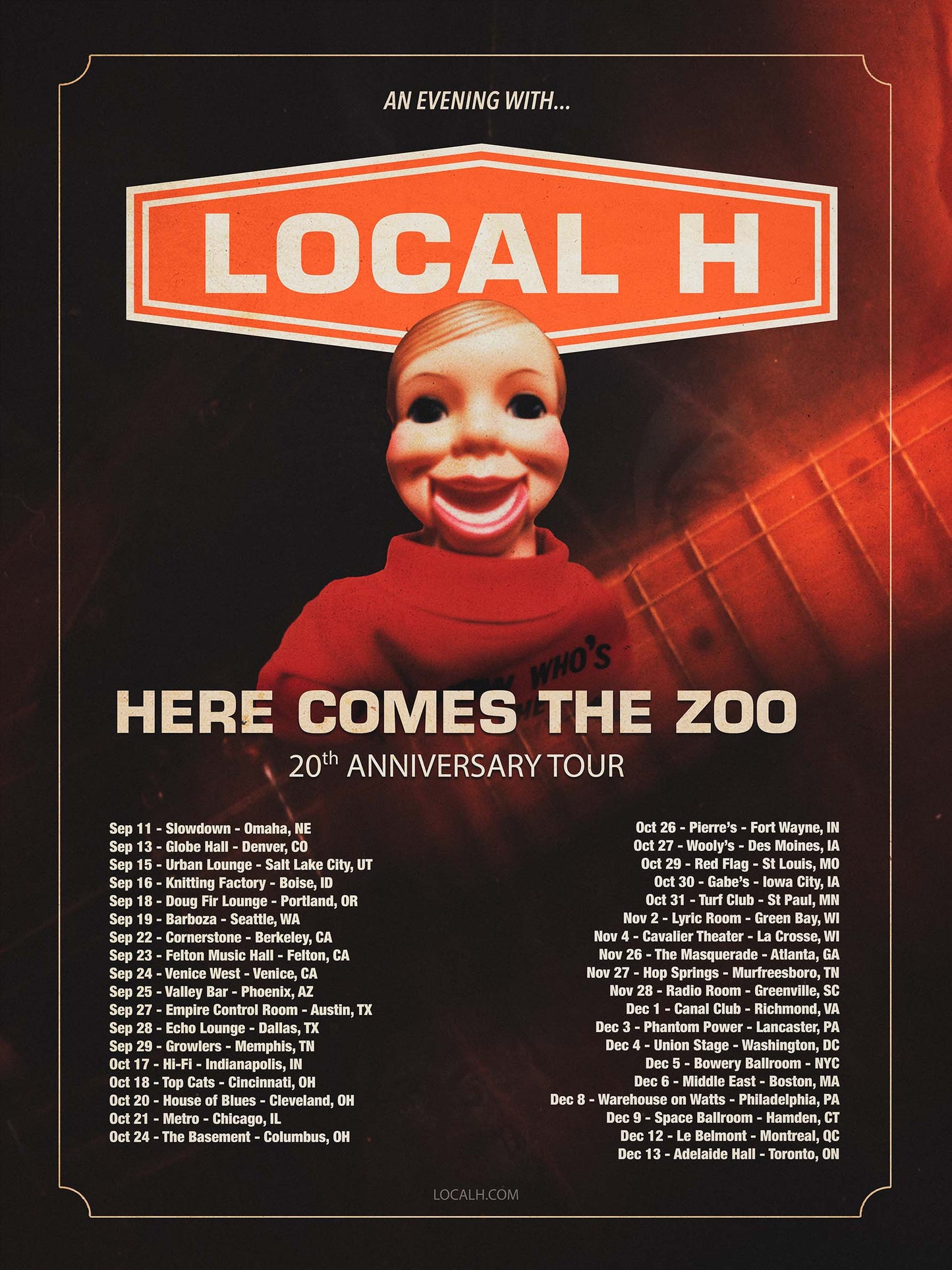 Local H - Poster - HCTZ Tour