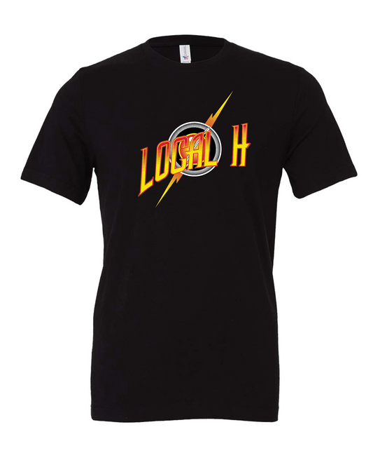Local H - Flash "Black" tee shirt - Steel (Classic Series)