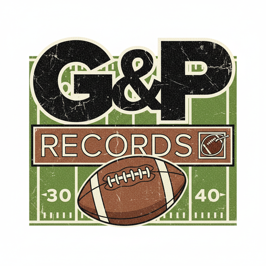 G&P Records Football-Themed Logo
