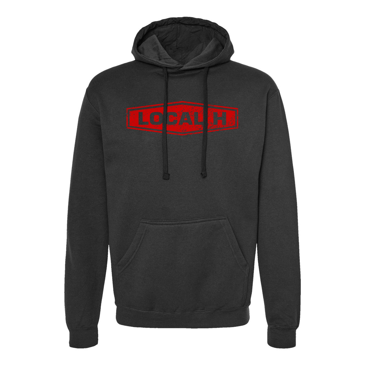 Local H - Red Logo Pullover Hoodie (There's Nothing Worse Than People)