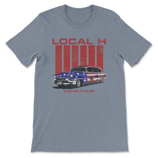 Local H - Tee Shirt - NO FUN Classic Car  (Light Blue)